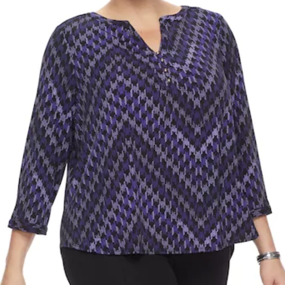 Dana Buchman Tops - Removing Soon!  NWT Dana Buchman 3/4 sleeve shirt